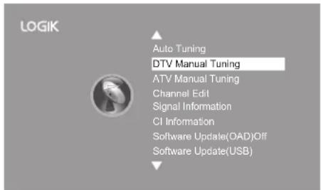 Logik L32LED11 - DTV Manual Tuning - 2