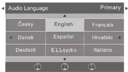 Logik L32LED11 - Audio Language (DTV Mode) - 3