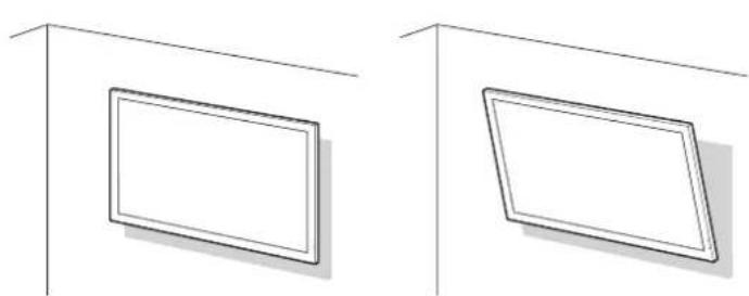 SHARP TL-M5200 - About setting the monitor angle - 1