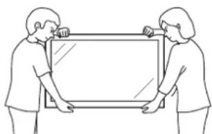 SHARP TL-M5200 - Precautions when transporting the monitor - 1