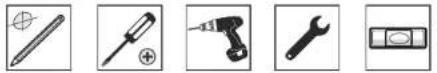 Steren STV-250 - NECESSARY TOOLS TV STAND INSTALLATION - 1