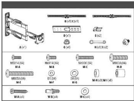 A(x1) B(x1) C(x1) D(x1) E(x2) G(x4) H(x1)(x2) MSX14(X4) M-A MXX14(X4) M-B MXX30(X4) M-C MIX30(X4) M-D MIX50(X4) M-E D5(X4) M-F D8(X4) M-G M-H(x8)(M-I)(x8) W-A(x4) W-B(x4) W-C(x4)
