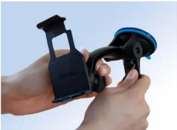 MAGELLAN RoadMate 1230 - Secure the Swivel Mount to the Windshield or Adhesive Disk - 1