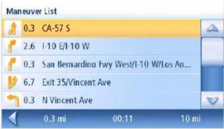 Maneuver List 0.3 CA-57 S 2.6 I-10 E/I-10 W 0.3 San Bernardino Fwy West/I-10 W/Los An... 6.7 Exit 35/Vincent Ave 0.3 N Vincent Ave 0.3 mi 00:11 10 mi