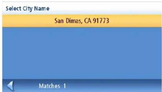 Select City Name San Dimas, CA 91773 Matches 1