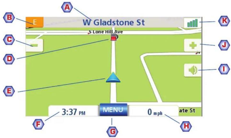 W Gladstone St S Lone Hill Ave 3:37 PM MENU 0 mph ate St