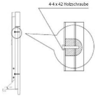 4-4 x 42 Holzschraube