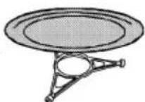 BAUKNECHT MW 14/AW/2 - GLASDREHTELLER - 1