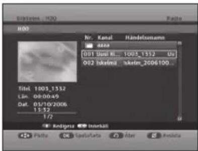 Els#em: H30 Radio H00 Nr. Kanal | Händelzernamt data 001 Ursi N... 1005_1352 Us 002 Iskema Iskema_2006100... Titel: 1005_1352 Lin: 00:00:49 Dat: 05/10/2006 15:52 1/2 Rodgera | Inserhalt Paste OK Populata Alter Results