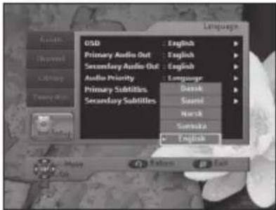 GSD : English Primary Audio Out : English Secondary Audio Out : English Audio Priority : Language Primary Substitutes : Greek Secondary Substitutes : Seaside Norsk Sorbaka English