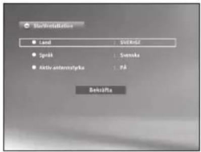 ShareInstallation Land : SVERIGE Språk : Svenska Aktiv antermsjfte: PÅ Bektsjfte