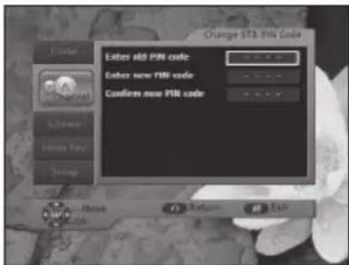 Enter add PIN code Enter new PIN code Confirm new PIN code