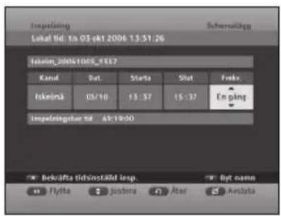 Impelningk Lokal til: 10.03.ekt 2006 13:51:26 Iseling_2006/10/03_11/17 Kand Ort. Starts Slot Froks Iskeirnså 03/10 13:37 15:37 En gång Impelningkran til 45:19:00 Bekäfts tidsinstäld losp. Byt name Flylla Jodera Alter Anlysta
