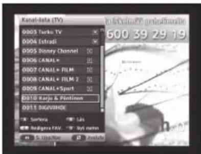 Kanal-ista (TV) 0003 Turbo TV 0004 Estradi 0005 Disney Channel 0006 CANAL+ 0007 CANAL + FILM 0008 CANAL + FILM 2 0009 CANAL + Sport 0010 Karjo & Pinticom 0011 BIGVINDO Surfera Saks Reserve TAV Byi norm So Use Now Postcode 600 39 29 19
