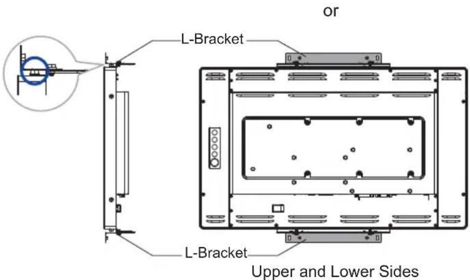 L-Bracket or L-Bracket Upper and Lower Sides