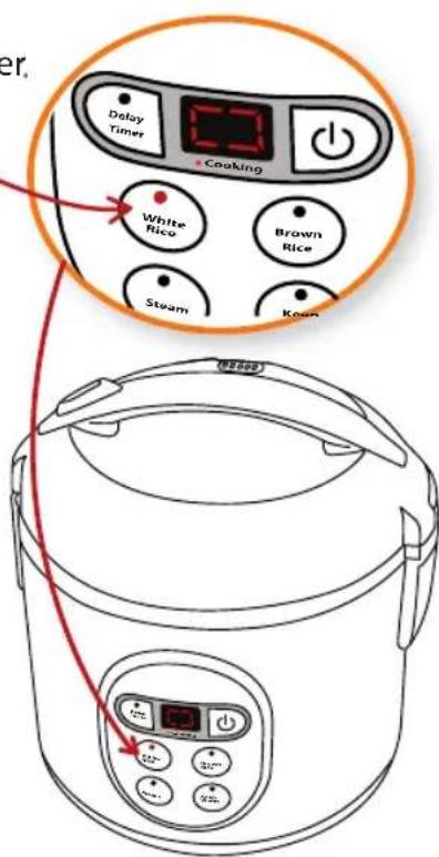 Delay Timer Cooking White Rice Brown Rice Steam Room