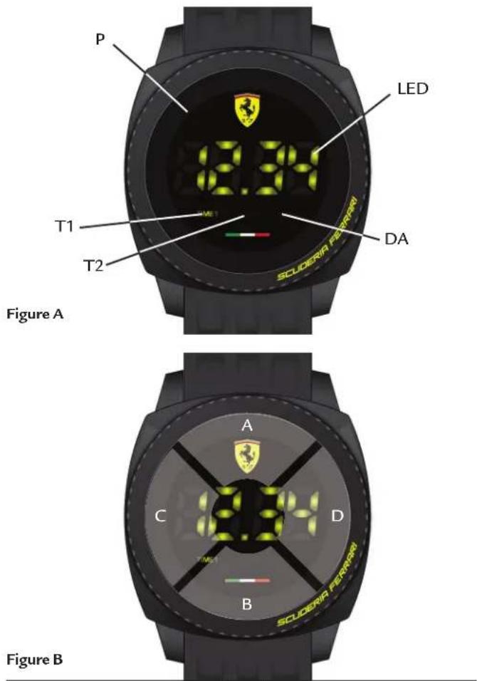 FERRARI Red Rev 830299 - DIGITAL TOUCH-SCREEN MODELS - 1