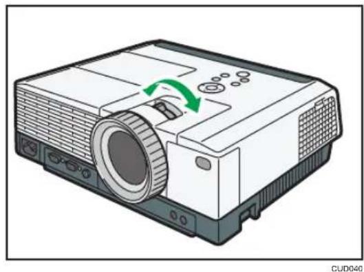 RICOH PJ WX3351 - 投影画面のサイズを大きくする - 1