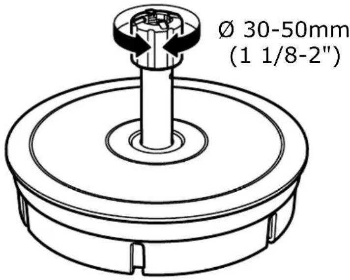 Ø 30-50mm (1 1/8-2"