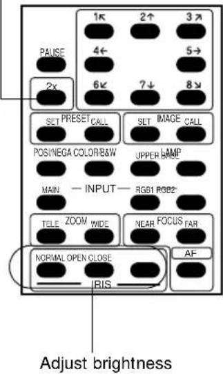 EPSON ELPDC05 - Adjusting the Brightness - 1