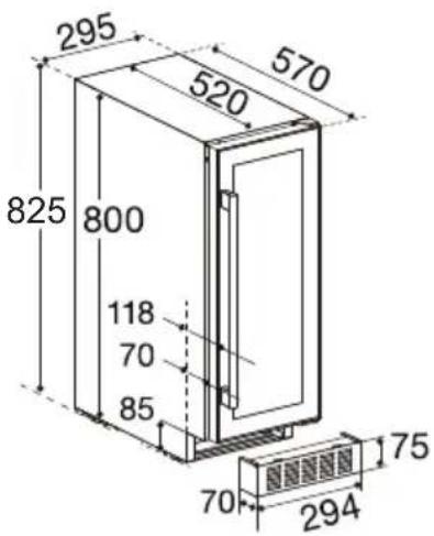 HOOVER HWCB 60D UKBM - Built-In Installation - 3