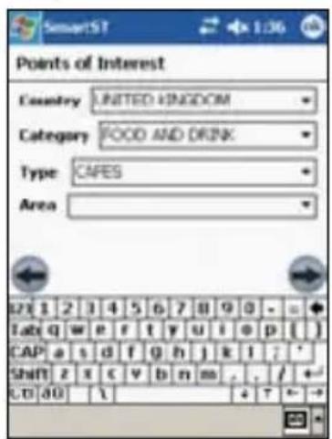 Points of Interest Country UNITED KINGDOM Category FOOD AND DRINK Type CAFES Area 123 1 2 3 4 5 6 7 8 9 0 - = - Lab q w e r t y u i o p [ ] CAP a s d f g h j k l ; * Shift z x c v b n m , . / + U O A O X 4 T →