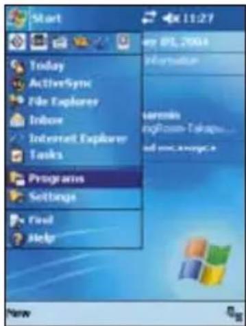Start Today ActiveSync File Explorer Inbox Internet Explorer Tasks Programs Settings Final Help New 01.27 Key 01.2004 Information www.infox.com-Tokyo and now.AwareG.x