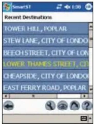 Recent Destinations TOWER HILL, POPLAR STEW LANE, CITY OF LONDO BEECH STREET, CITY OF LON LOWER THAMES STREET, CIT CHEAPSIDE, CITY OF LONDO EAST FERRY ROAD, POPLAR