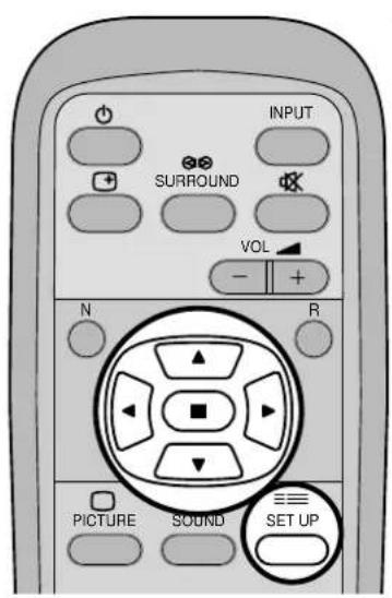 INGÅNG SURROUND VOL - + N R BILD LJUD INSTÄLLNING