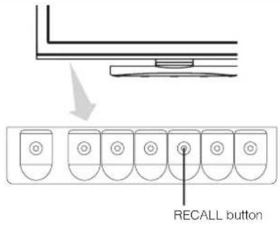 RECALL button