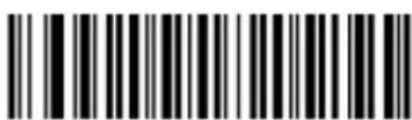 Black and white barcode image with vertical lines and a small number '1' at the bottom right.