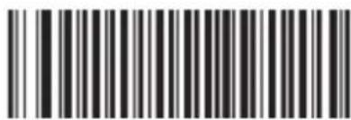 Black and white barcode image with vertical bars of varying widths