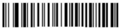 Barcode image with black and white vertical bars on white background