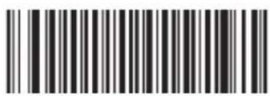 Barcode image with black and white vertical bars, no visible text or symbols