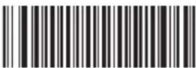 Black and white barcode image with vertical lines on both sides
