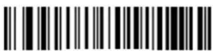 Black and white barcode image with vertical lines and a small number '1' at the bottom
