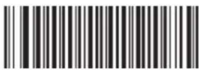 Black and white barcode image with vertical lines and patterns