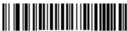 Black and white barcode image with vertical lines and a small number '1' at the bottom right.