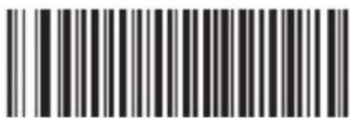 Black and white barcode image with vertical lines and dots, no readable text or symbols