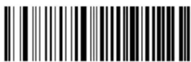 Black and white barcode image with vertical lines and a central dot