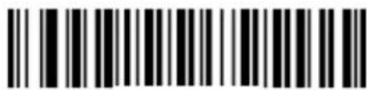 Black and white barcode image with vertical lines and a small number '1' at the bottom right.