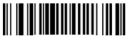 Black and white barcode image with vertical lines and a small number '1' at the bottom