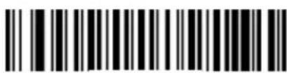 Black and white barcode image with vertical lines and a small number '1' at the bottom right.