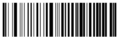 Black and white barcode image with vertical lines and a central dot