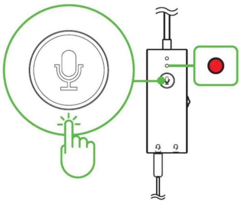RAZER Ifrit - 연결된 헤드셋 음소거 - 1