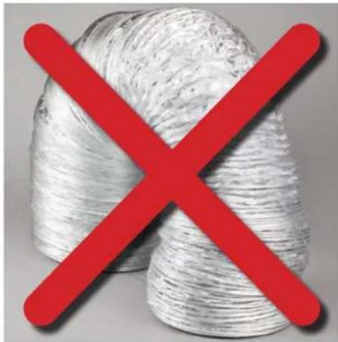 SIRIUS SL83 Fresco 1200 - A reduction in the duct diameter from stated ducting size will void warranty. - 2