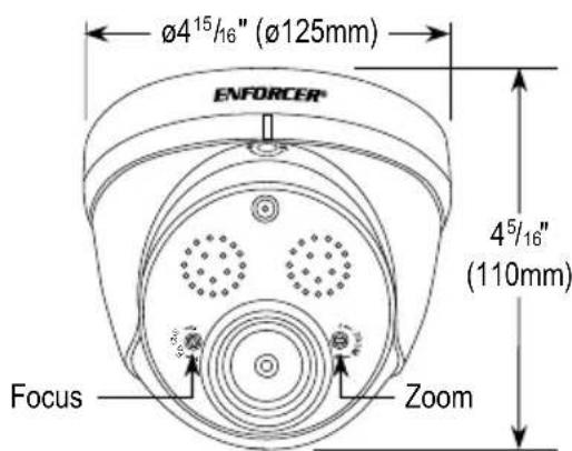 Ø4¹⁵/h₆" (Ø125mm) ENFORCER® 4⁵/₁₆" (110mm) Focus Zoom
