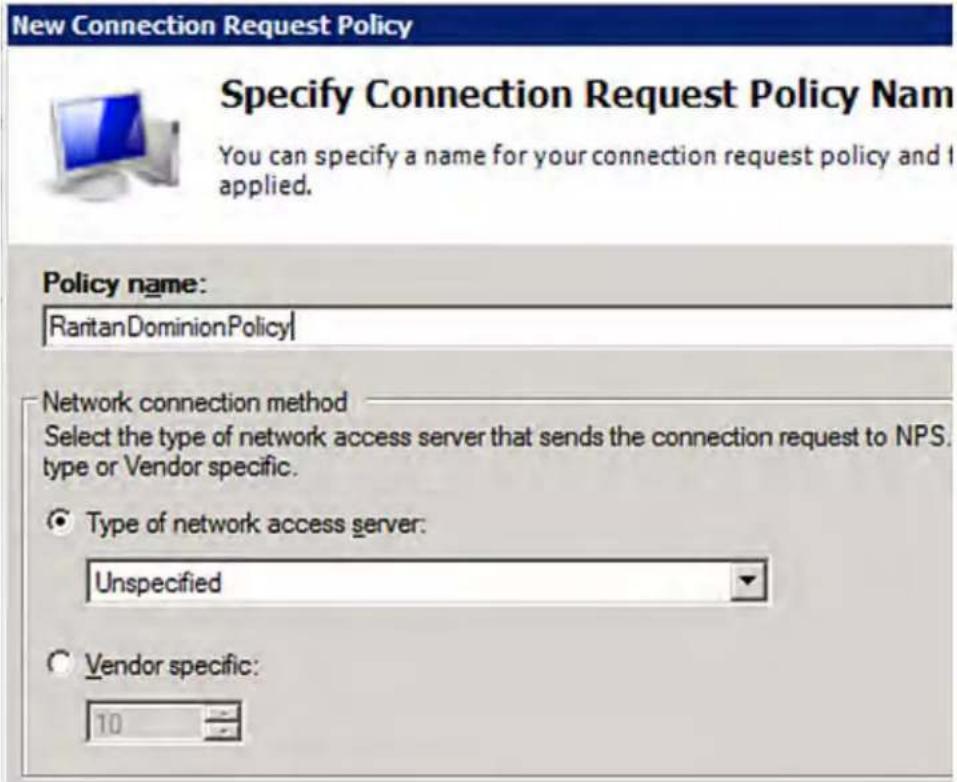 Raritan Dominion PX2-1749V - To configure connection request policies: - 3