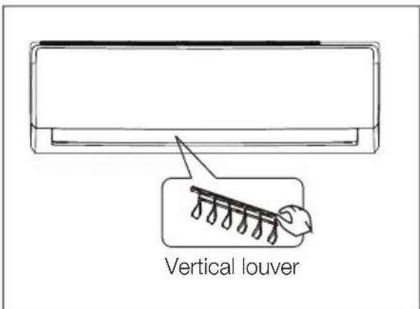 Vertical louver