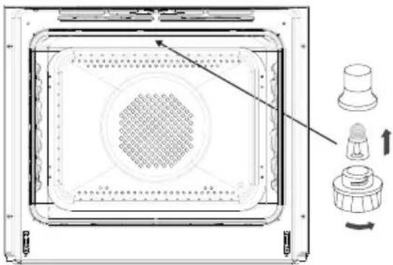 Cylinda S 6362 KB - Byte av lampa i ugnen - 1